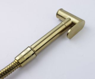 Гигиенический душ со смесителем Bronze de Luxe Element EL28GB, матовое золото/черный